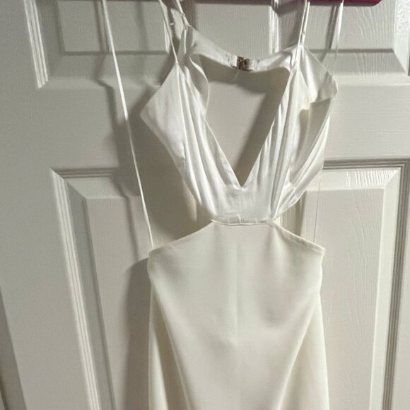 Abercrombie and fitch midi white cut out dress - Picture 6 of 8